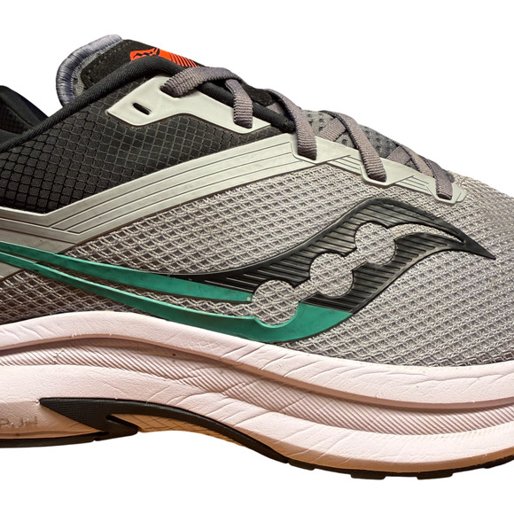 SAUCONY Axon Men's 13 Road Running Shoes Alloy Black Grey Sneakers Comfort - Picture 10 of 16